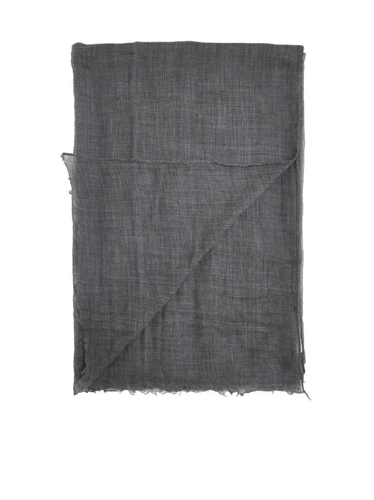 商品Brunello Cucinelli|Brunello Cucinelli Scarves & Wraps in Grey,价格¥9496,第2张图片详细描述