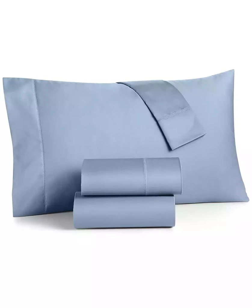 商品Charter Club|Solid 550 Thread Count 100% Cotton Flat Sheet, Twin, Exclusively at Macy’s,价格¥137,第1张图片
