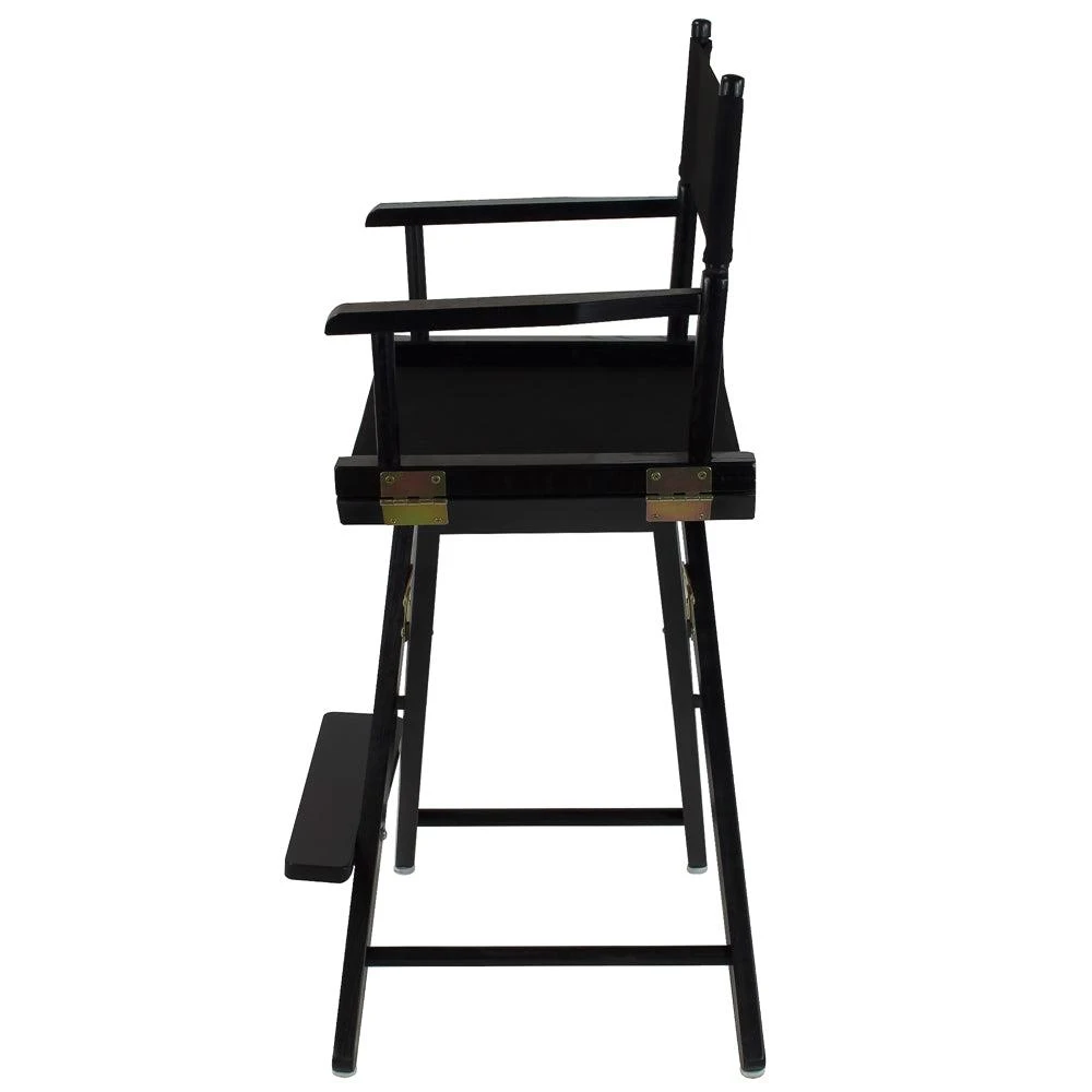 商品American Trails|Extra-Wide Premium 24"  Directors Chair Black Frame W/Black Color Cover,价格¥1061,第2张图片详细描述