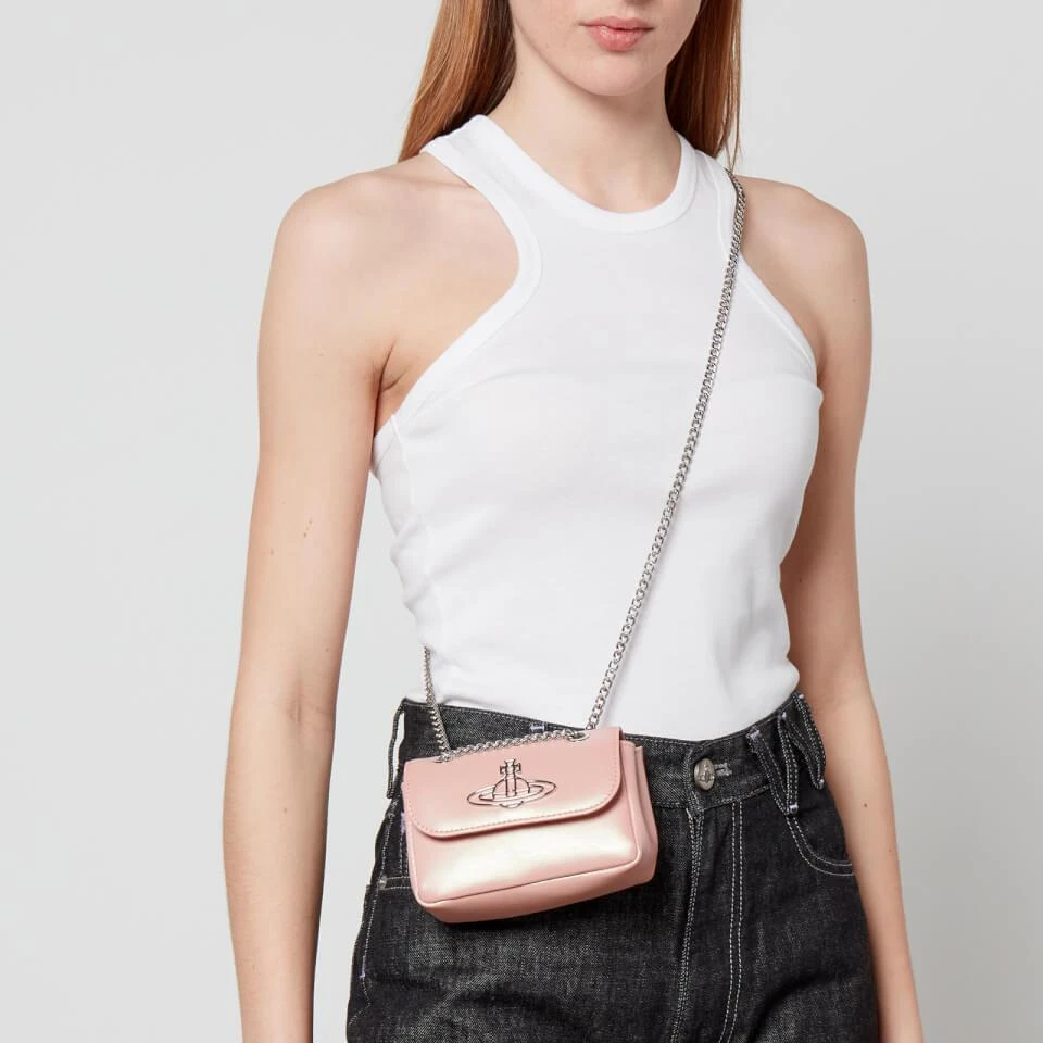 商品Vivienne Westwood|Vivienne Westwood Logo-Embellished Leather Purse,价格¥1126,第2张图片详细描述