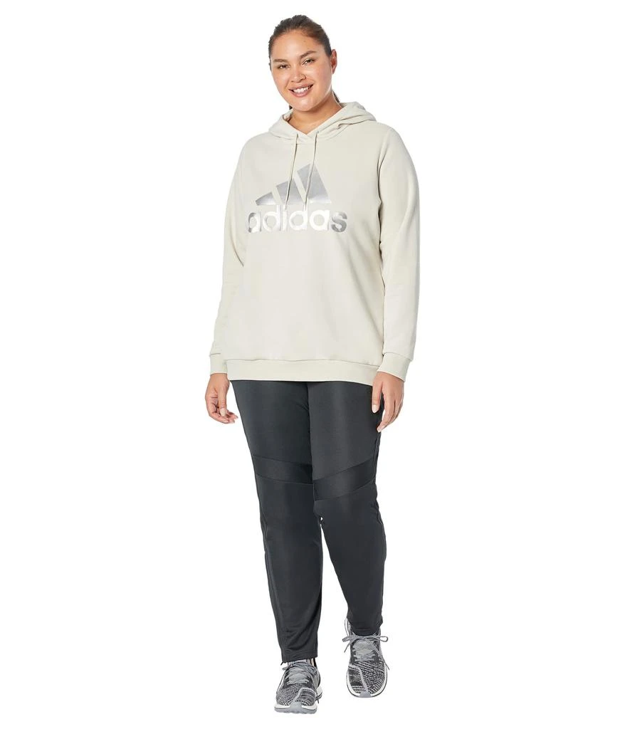 商品Adidas|Plus Size Essentials Logo Fleece Hoodie,价格¥211,第4张图片详细描述