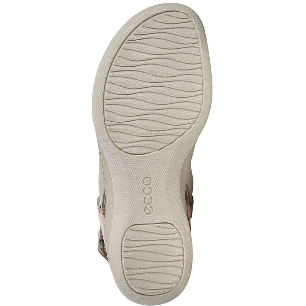 商品ECCO|ECCO Womens Flash Leather Flat T-Strap Sandals,价格¥236,第3张图片详细描述