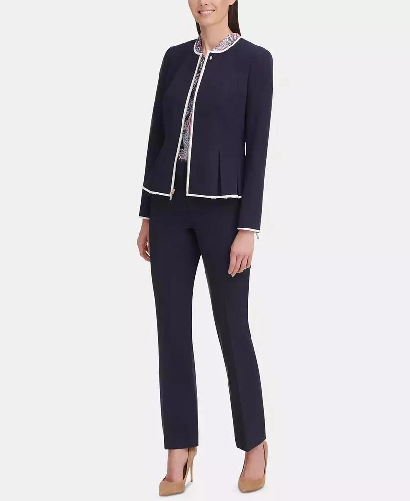 商品Tommy Hilfiger|Women's Zip-Front Peplum Jacket,价格¥1150,第3张图片详细描述