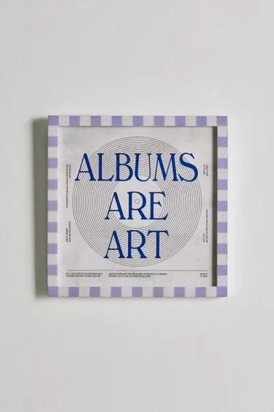 Checkered 12-Inch Vinyl Album Frame 商品