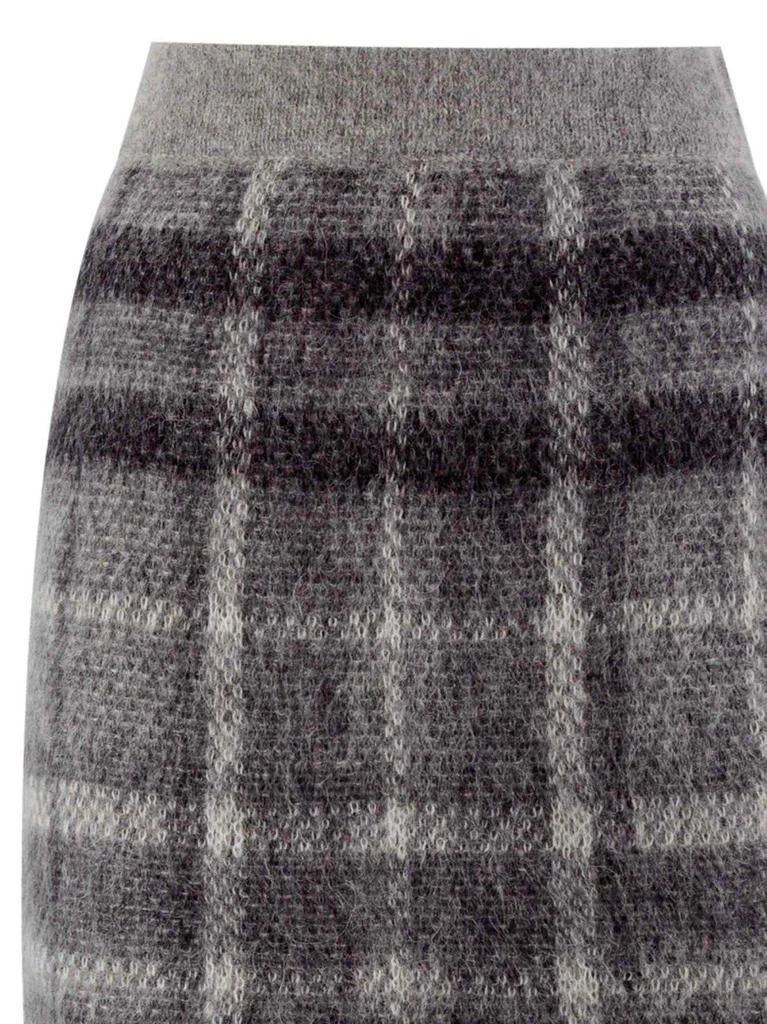 商品Max Mara|Max Mara Studio Checked Knitted Pencil Skirt,价格¥1967,第4张图片详细描述