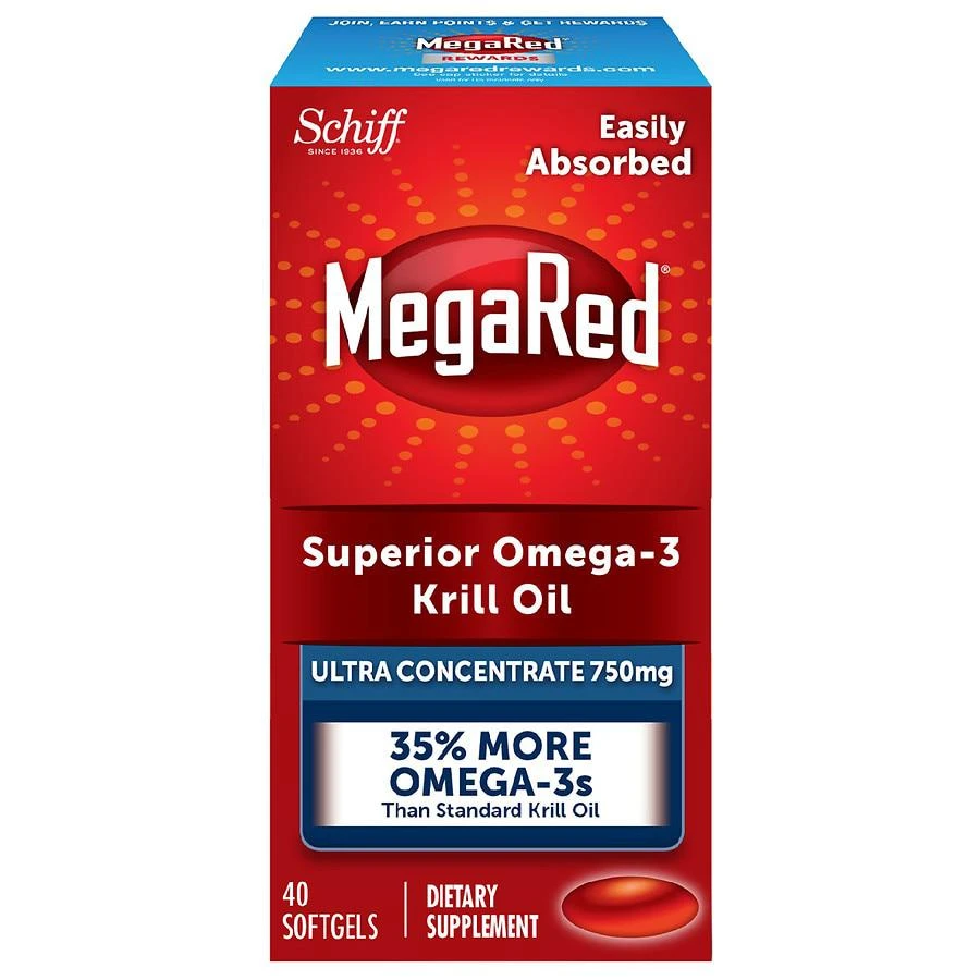 商品MegaRed|750mg Ultra Concentration Omega-3 Krill Oil, Softgels,价格¥259,第1张图片