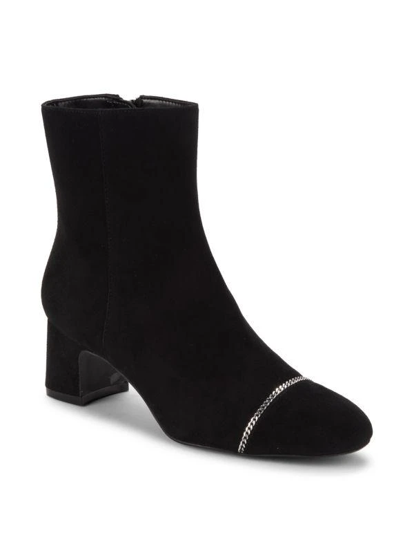 商品Stuart Weitzman|Milla Suede Block Heel Ankle Boots,价格¥1113,第2张图片详细描述