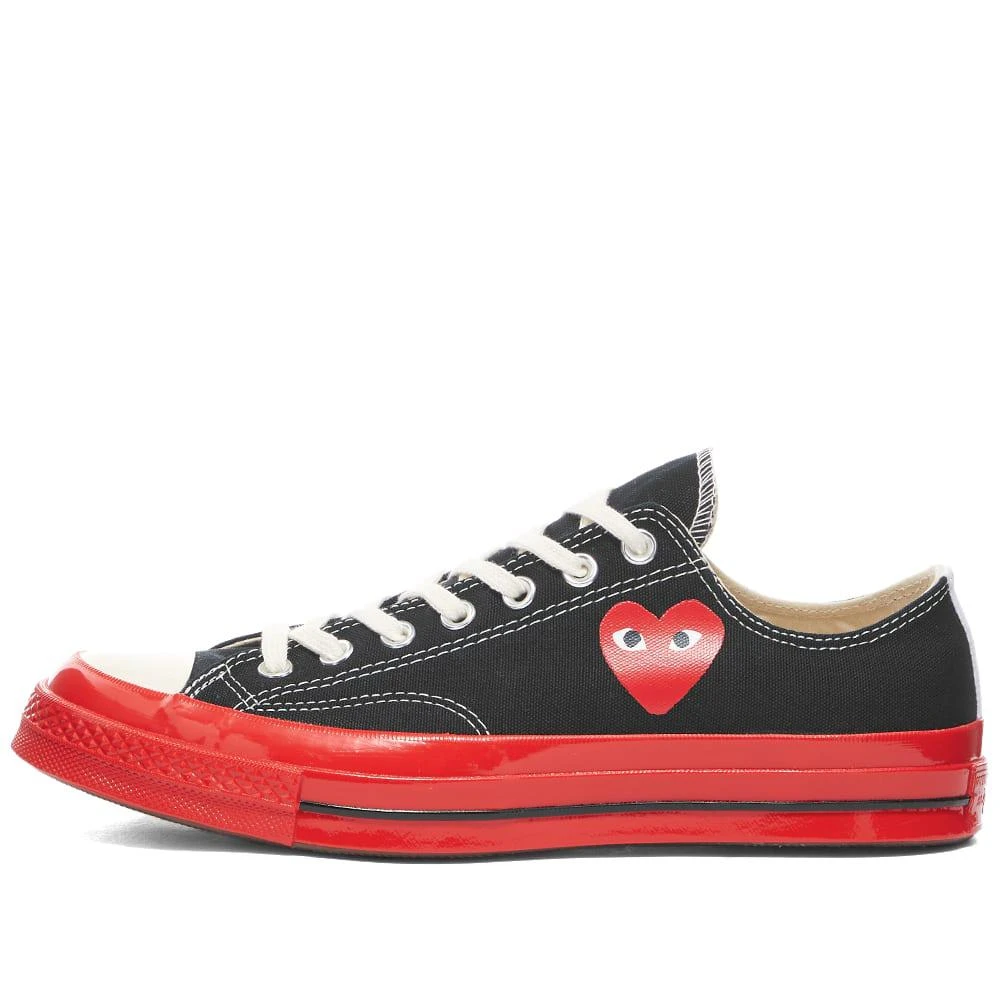 商品Comme des Garcons|Comme des Garçons Play x Converse Chuck Taylor Red Sole Low,价格¥1118,第2张图片详细描述