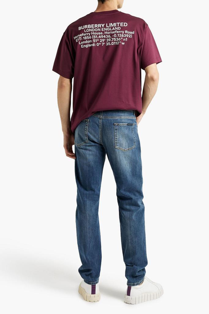 商品Burberry|Printed cotton-jersey T-shirt,价格¥2081,第5张图片详细描述