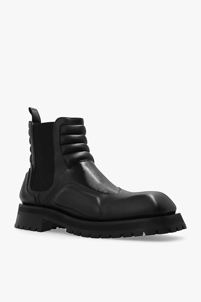 商品Balmain|Balmain Black ‘Army’ Shoes - Men,价格¥7566,第4张图片详细描述