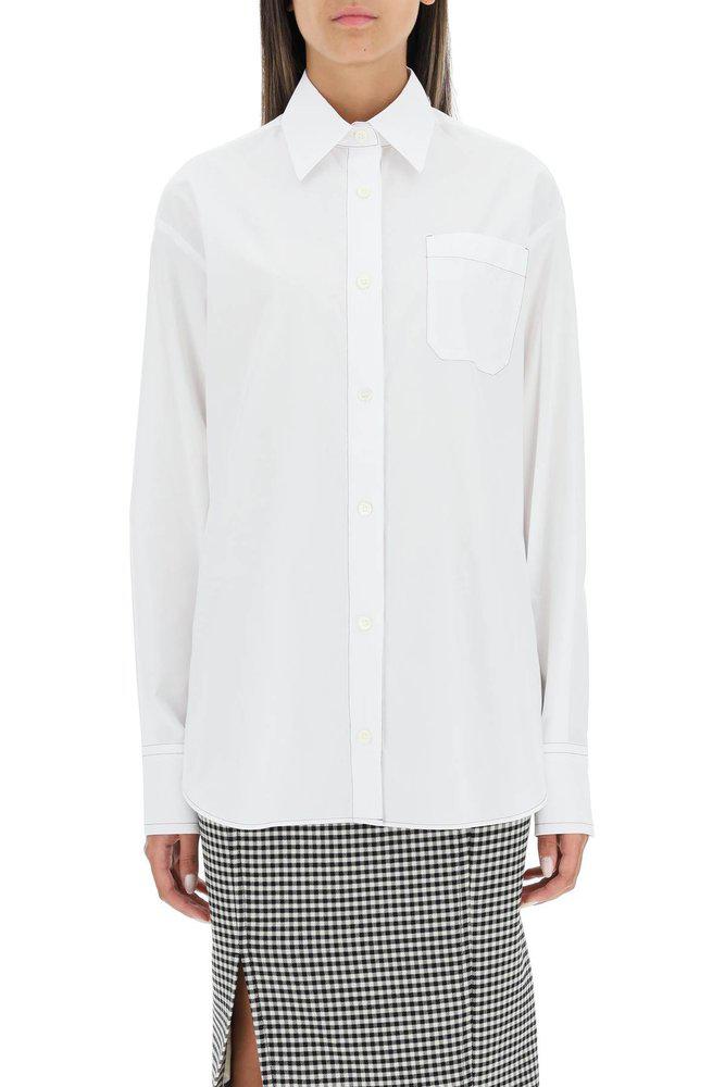 Marni Buttoned Long-Sleeved Shirt商品第1张图片规格展示