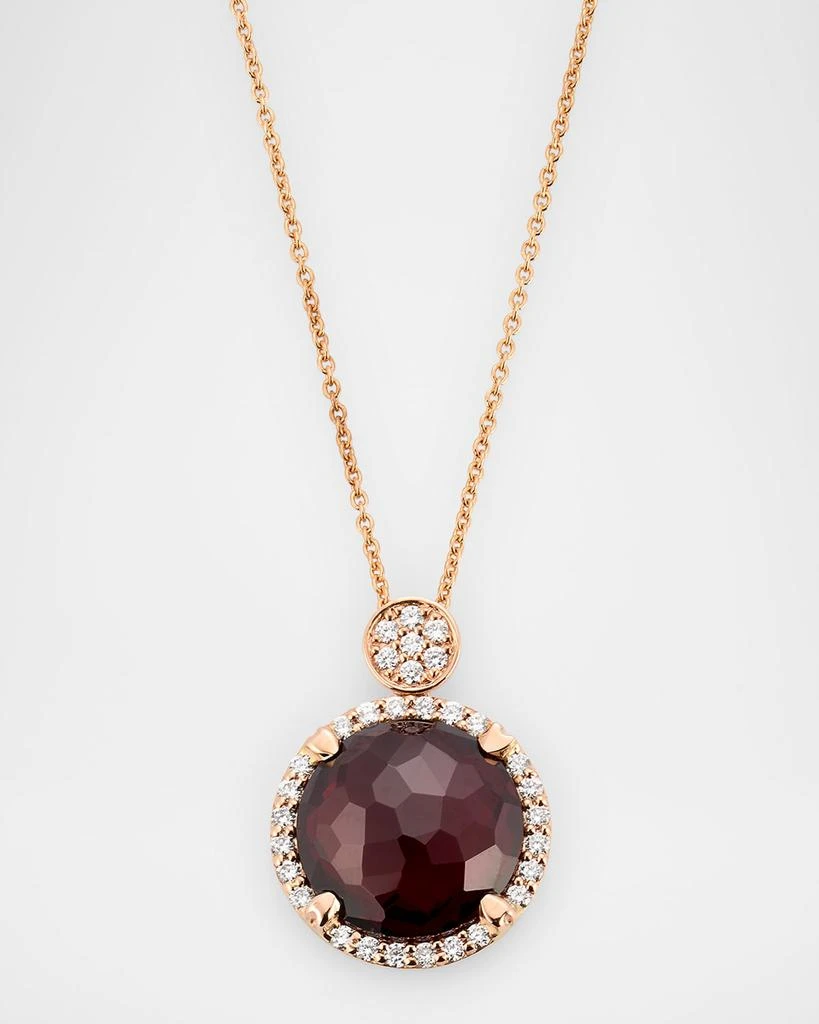 商品Lisa Nik|18K Rose Gold Rocks Diamond and Garnet Pendant,价格¥19456,第1张图片