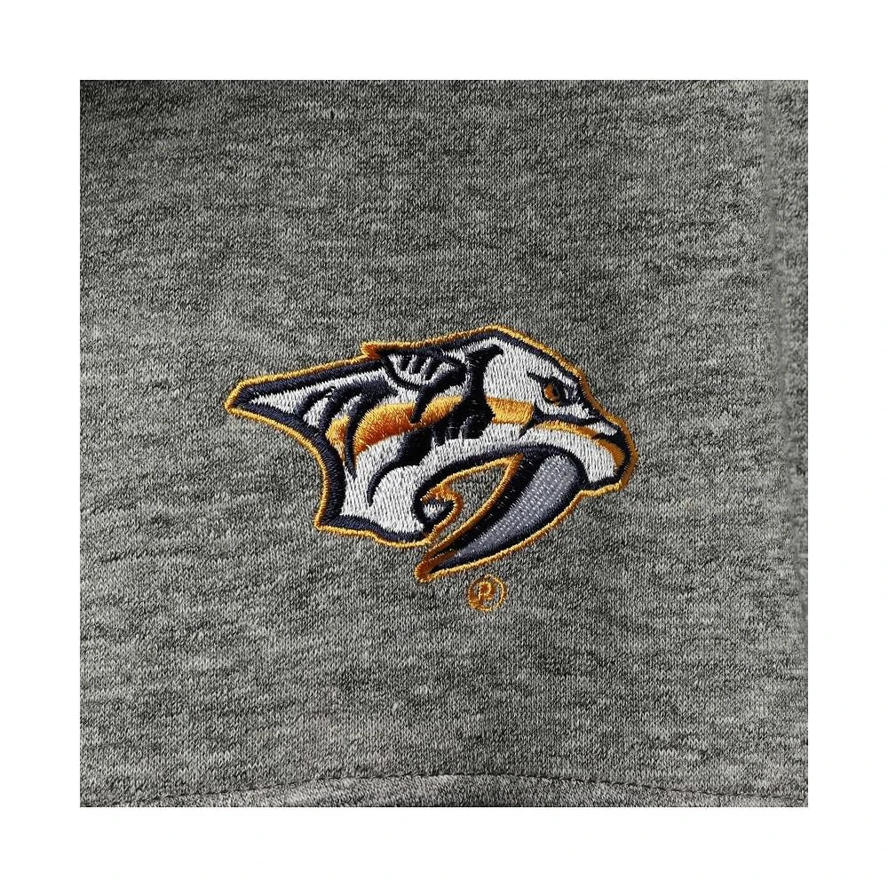 商品Tommy Hilfiger|Men's Heathered Gray Nashville Predators Mario Quarter-Zip Jacket,价格¥676,第4张图片详细描述