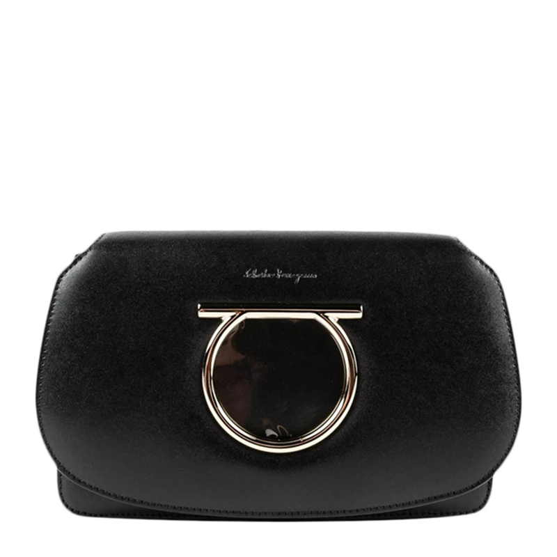 商品Salvatore Ferragamo|Salvatore Ferragamo 菲拉格慕 女士黑色单肩斜挎包 22-D293-691144,价格¥4222,第1张图片