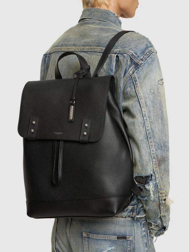 商品Yves Saint Laurent|Logo Sac De Jour Leather Backpack,价格¥18288,第2张图片详细描述