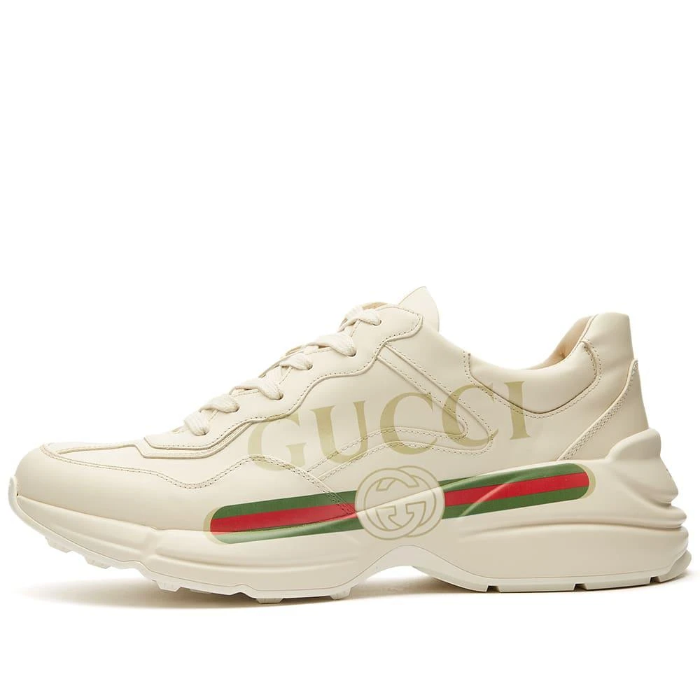 商品Gucci|Gucci Ryhton Gucci Print Sneaker,价格¥6139,第2张图片详细描述