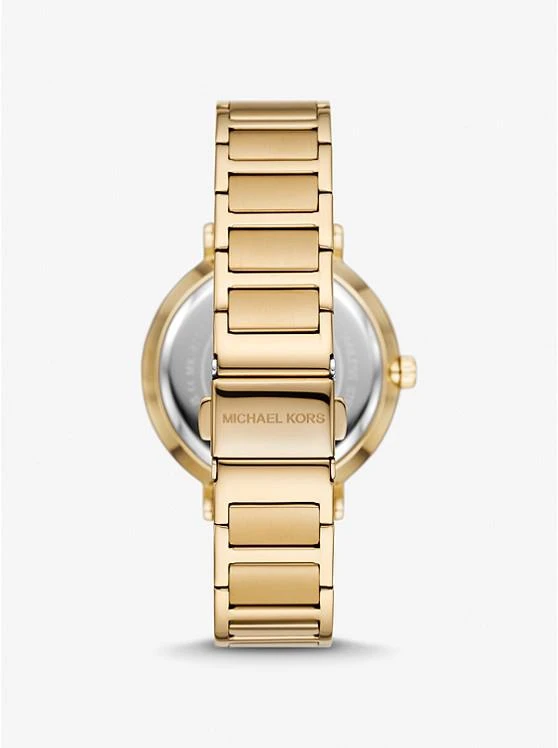 商品Michael Kors|Addyson Gold-Tone Logo Watch,价格¥969,第3张图片详细描述