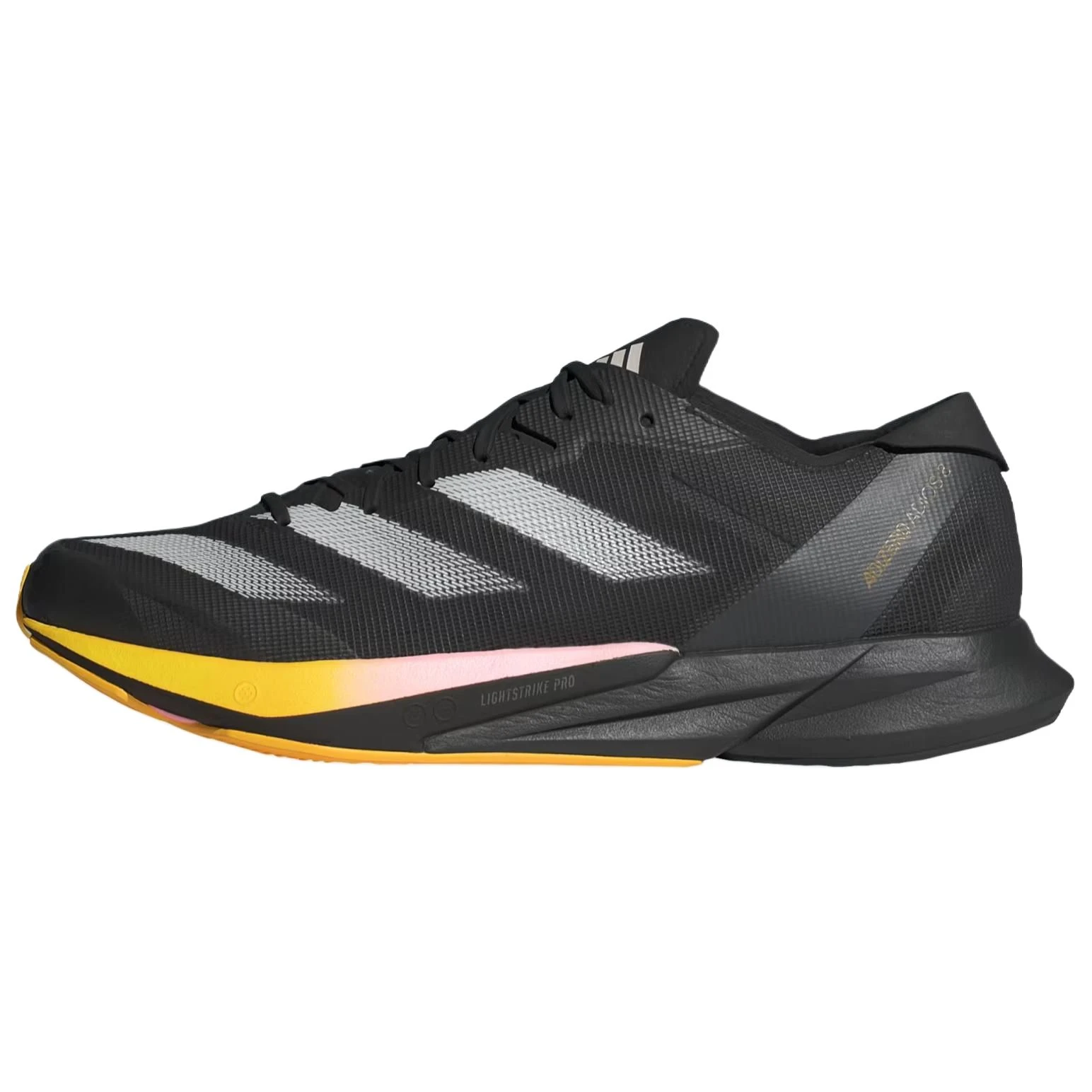 商品[国内直发] Adidas|adidas Adizero Adios 8 稳定舒适 低帮跑步鞋 男款 黑色,价格¥718,第1张图片