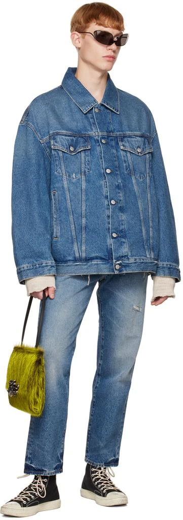 商品Acne Studios|Blue Oversized Denim Jacket,价格¥2754,第4张图片详细描述
