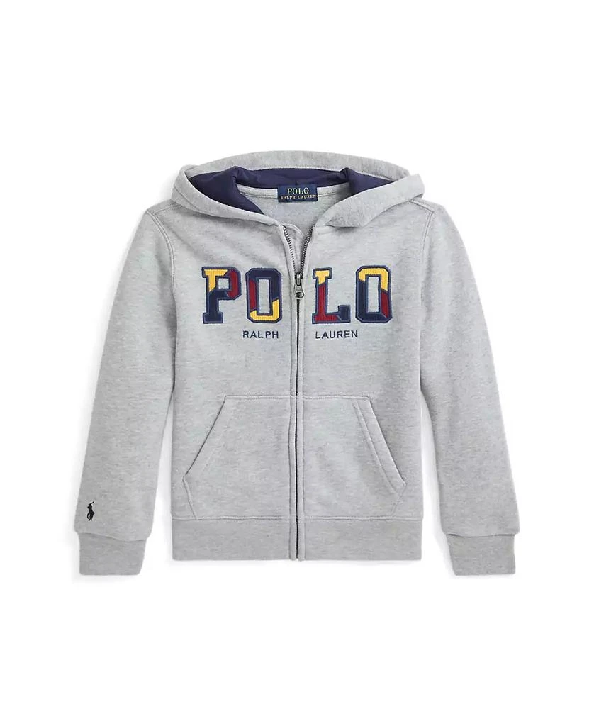 Toddler and Little Boys Corduroy-Logo Fleece Full-Zip Hoodie 商品