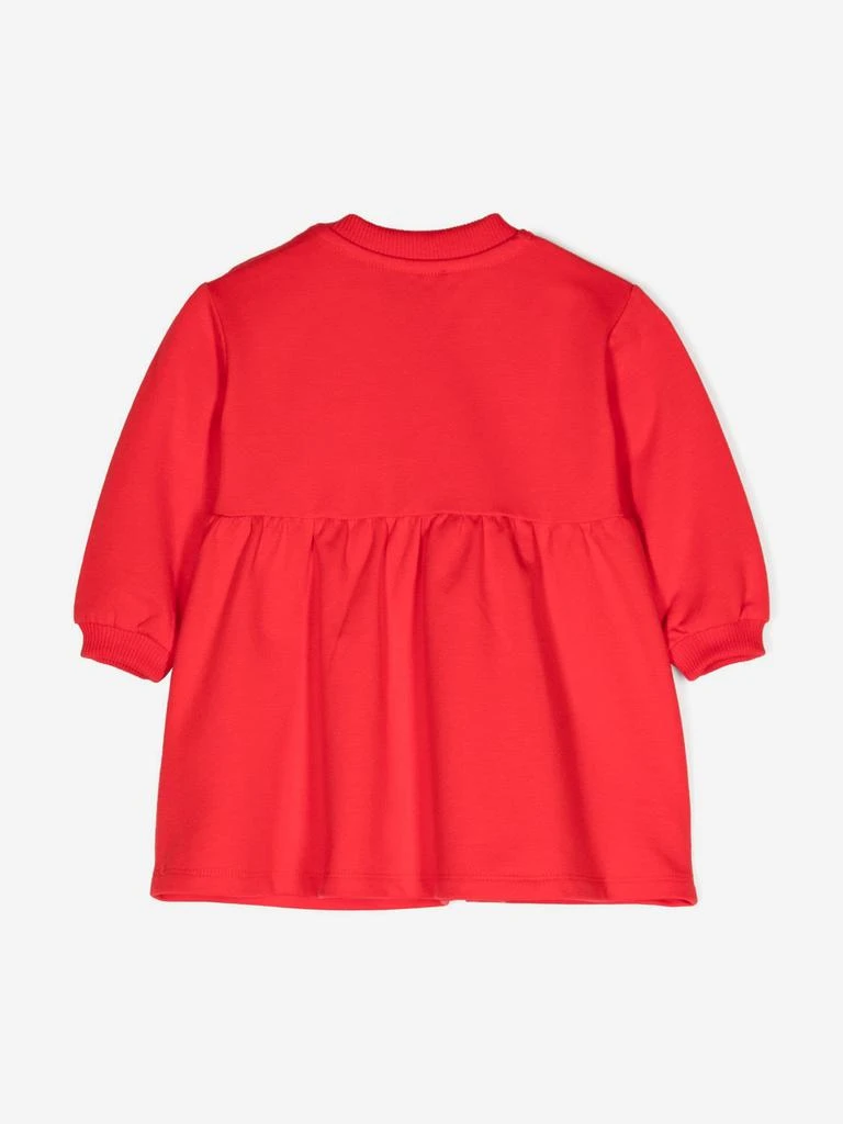 商品Moschino|Baby Girls Bear Logo Sweater Dress in Red,价格¥1135,第2张图片详细描述