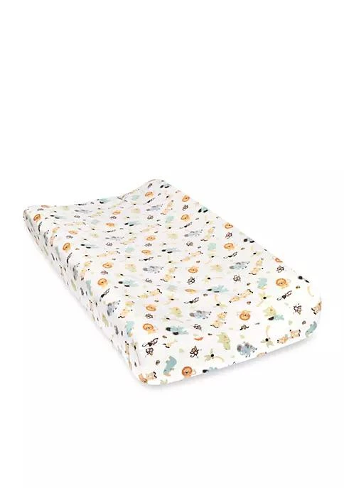 商品Trend Lab®|Lab Jungle Safari Deluxe Flannel Changing Pad Cover,价格¥135,第1张图片