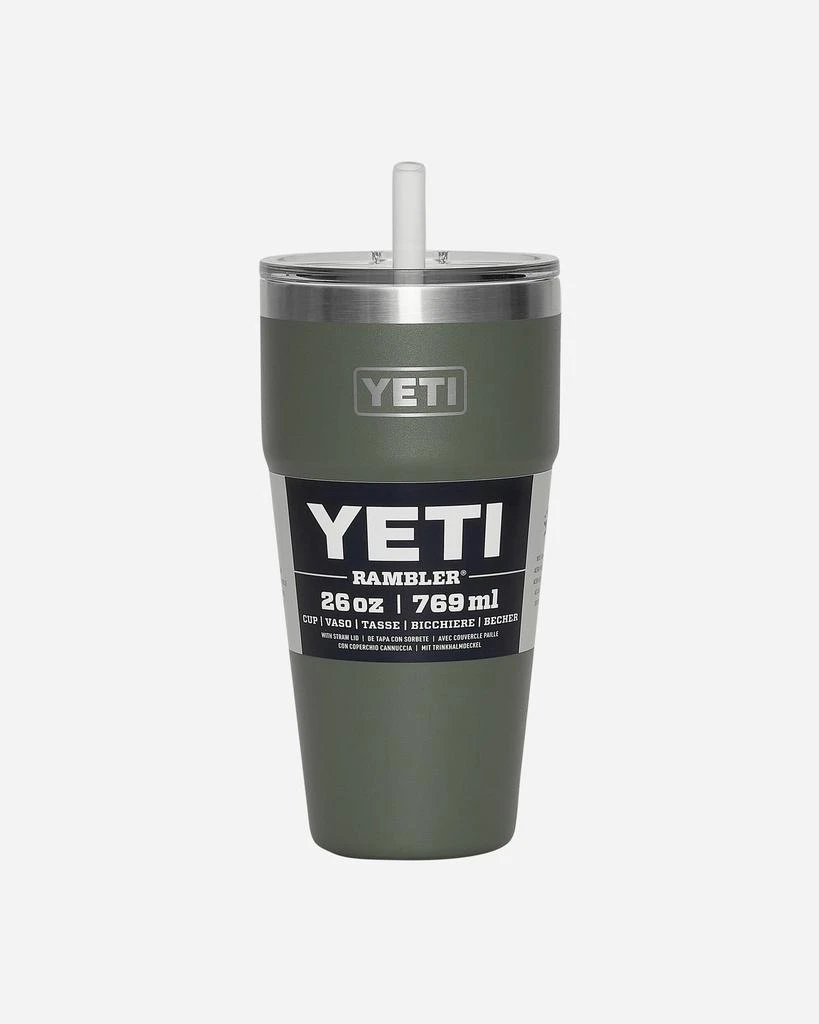 商品YETI|Rambler Straw Cup Camp Green,价格¥250,第1张图片