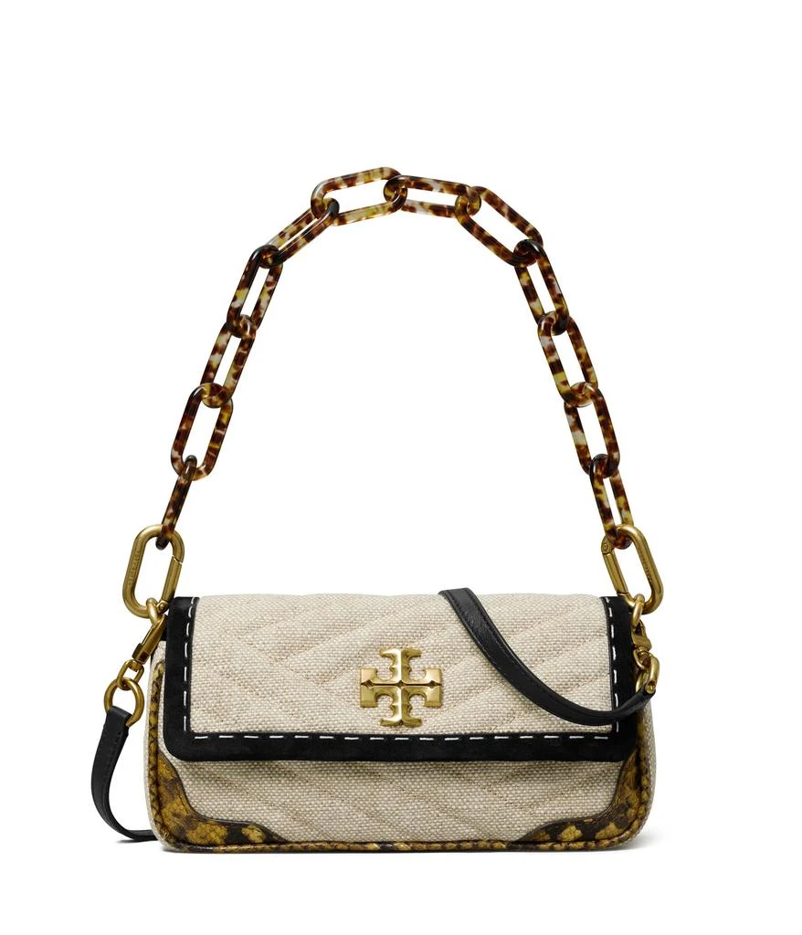 商品Tory Burch|Kira Mixed Materials Flap Shoulder Bag,价格¥3499,第1张图片