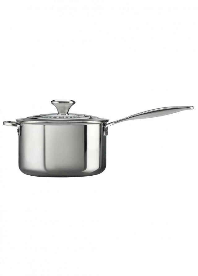 商品Le Creuset|Signature stainless steel saucepan with lid and helper handle 20cm,价格¥1999,第2张图片详细描述
