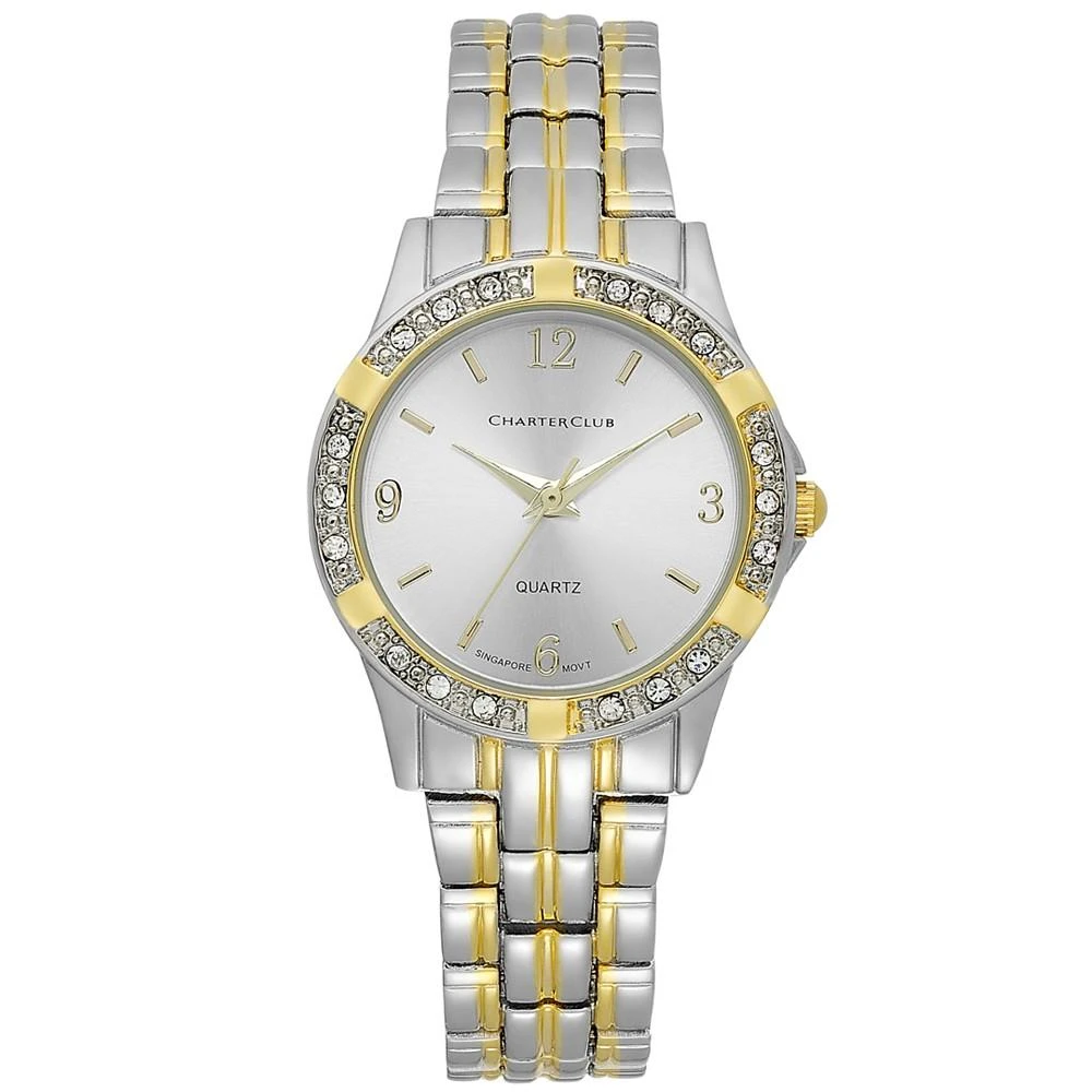 商品Charter Club|Women's Two-Tone Bracelet Watch,价格¥207,第1张图片