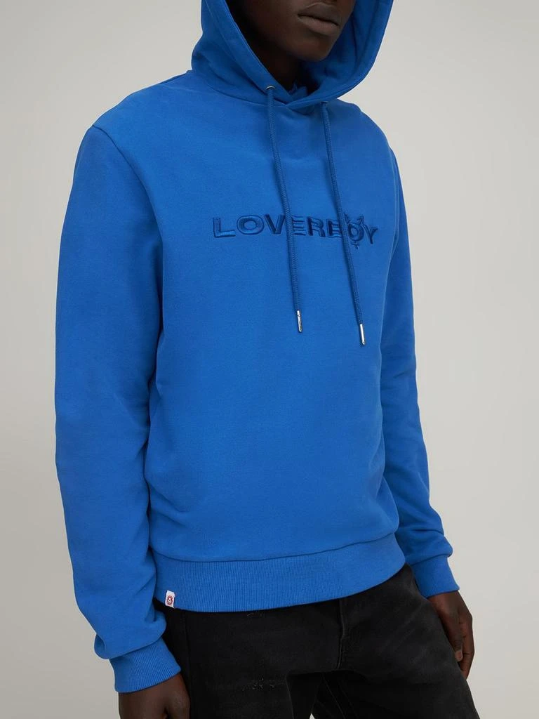 商品Charles Jeffrey Loverboy|Logo Embroidery Cotton Hoodie,价格¥922,第2张图片详细描述