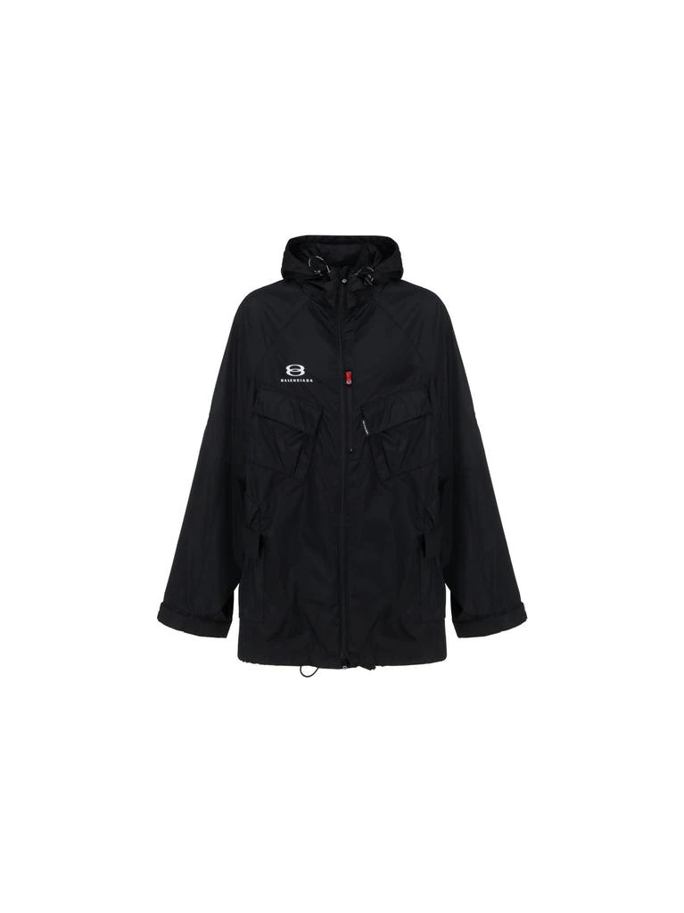 商品Balenciaga|Balenciaga men's black other materials coat,价格¥14643,第1张图片