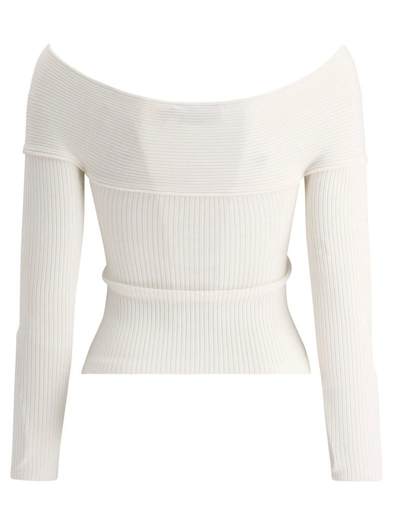 商品Self Portrait|"Crossover" ribbed top,价格¥1436,第2张图片详细描述