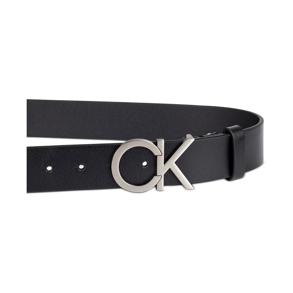 Calvin Klein Men’s Casual Monogram Cut Out Buckle Belt 2