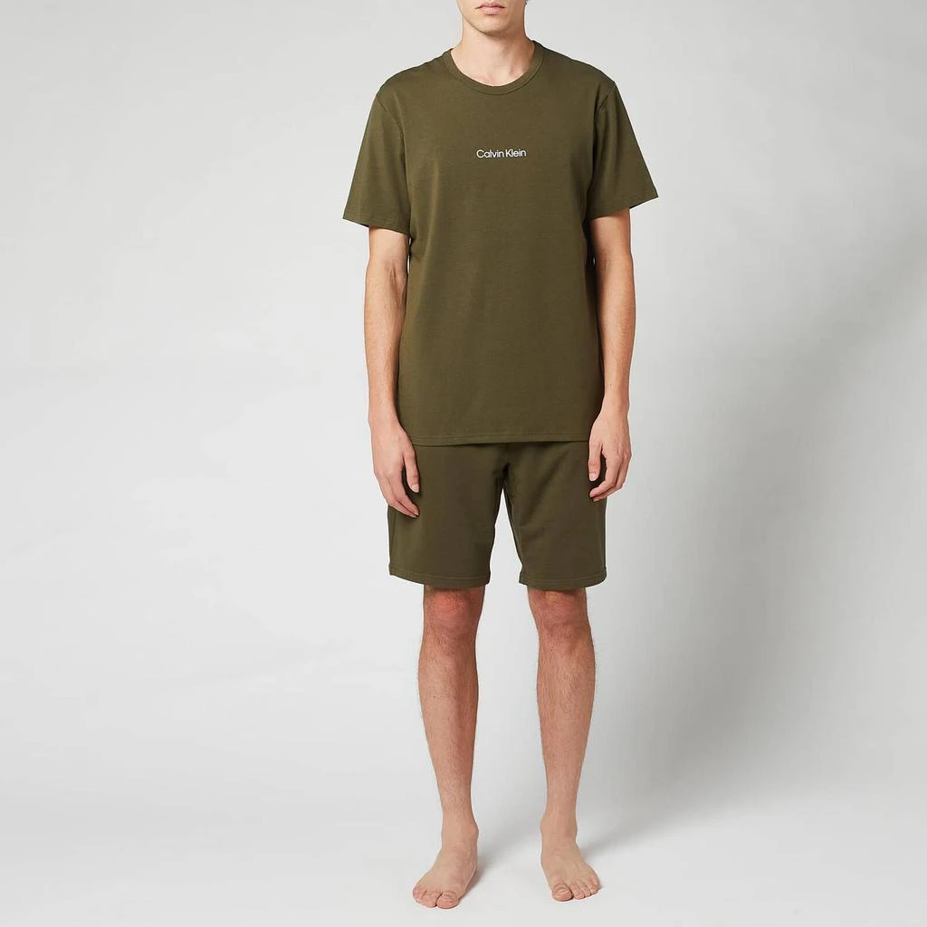 商品Calvin Klein|Calvin Klein Men's Sleep Shorts - Army Green,价格¥245,第3张图片详细描述