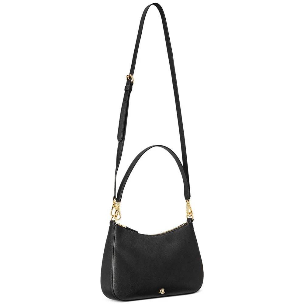 商品Ralph Lauren|Women's Crosshatch Leather Medium Danni Shoulder Bag,价格¥1678,第3张图片详细描述