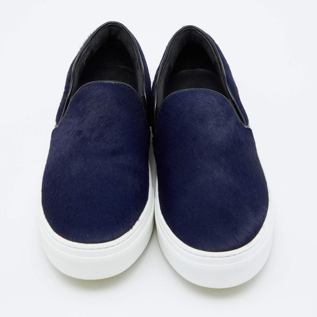 Celine Blue Calf Hair Slip-on Sneakers Size 36商品第3张图片规格展示