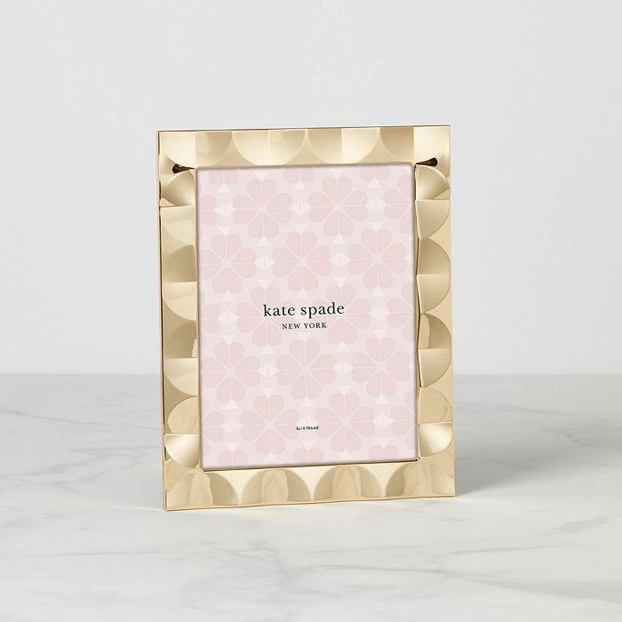 商品Kate Spade|South Street Gold Scallop Frame, 8" x 10",价格¥676,第2张图片详细描述