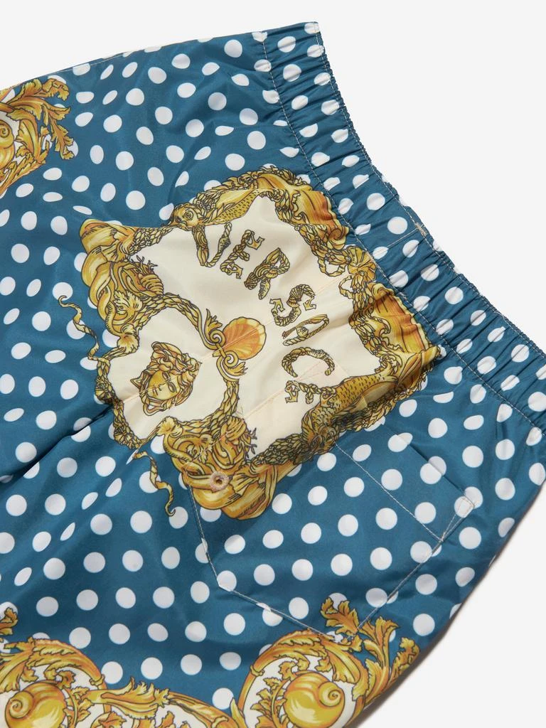 商品Versace|Versace Boys Swim Shorts in Blue,价格¥851,第4张图片详细描述