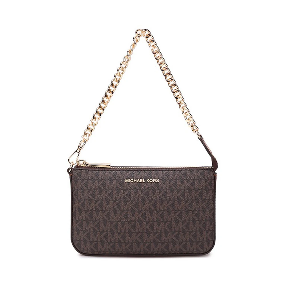 商品Michael Kors|MICHAEL KORS 女士棕色单肩包 32F1GJ6W6B-BROWN,价格¥665,第1张图片