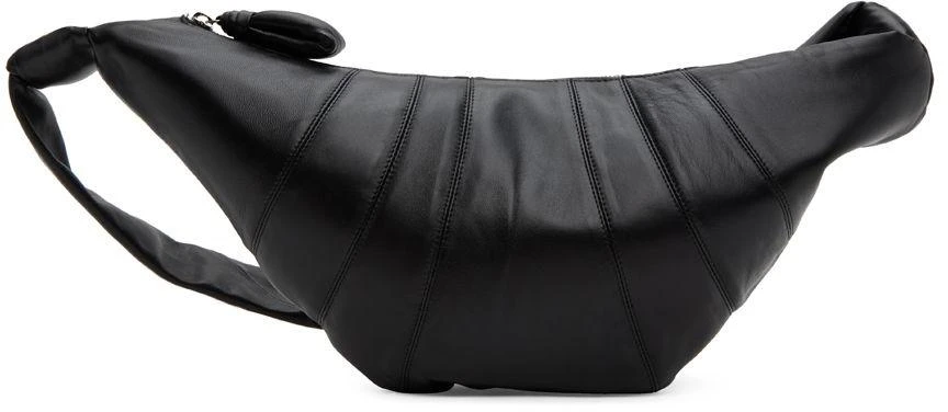 商品Lemaire|Black Medium Croissant Messenger Bag,价格¥7833,第1张图片