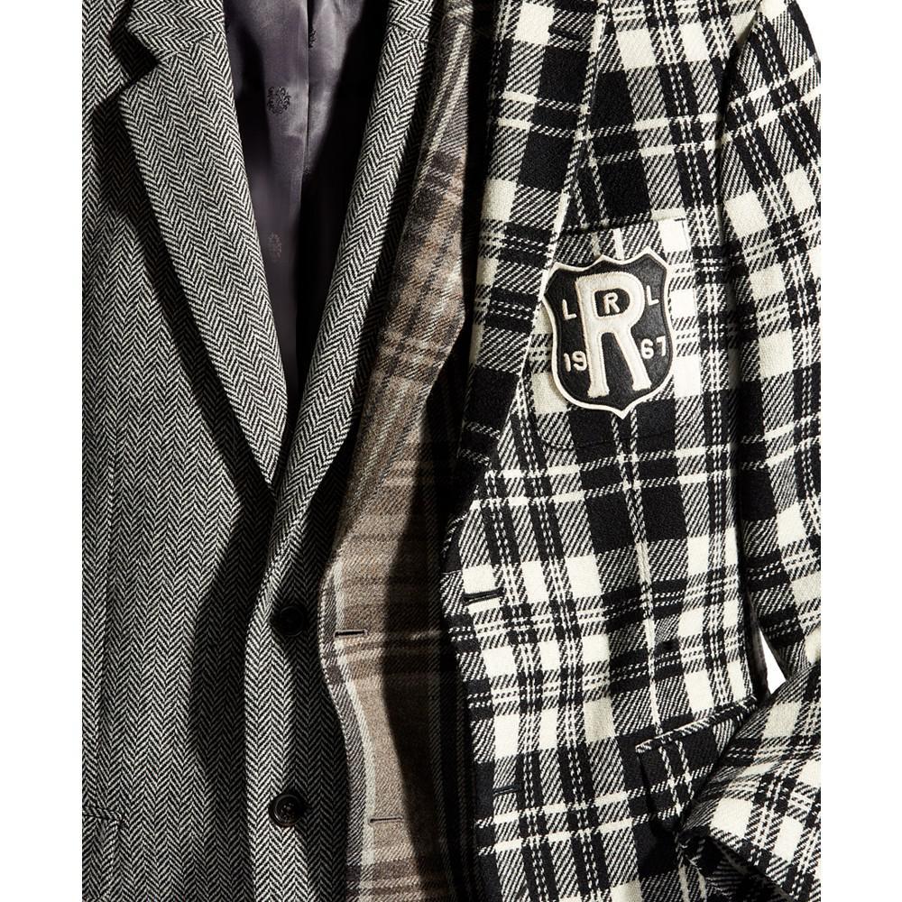 商品Ralph Lauren|Men's Classic-Fit Ultraflex Stretch Plaid Wool Blazer,价格¥1074,第7张图片详细描述