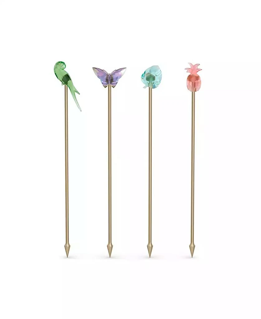 商品Swarovski|Jungle Beats Cocktail Stirrers Andoki, Set of 4,价格¥966,第1张图片