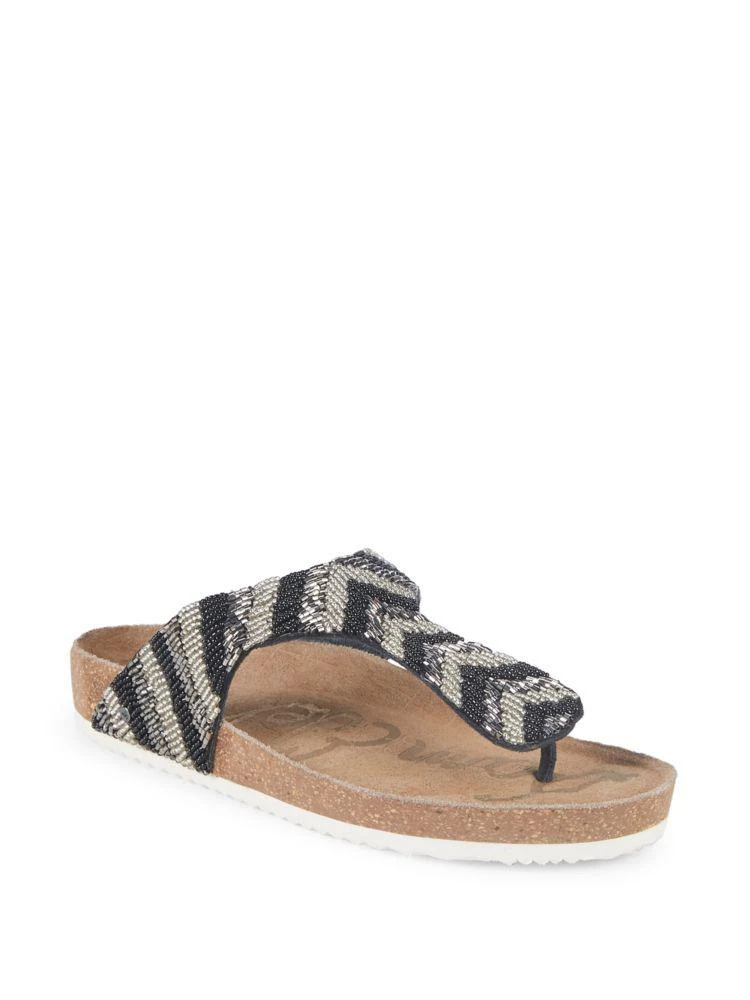 商品Sam Edelman|Olivie 6 Beaded Thong Sandals,价格¥250,第1张图片