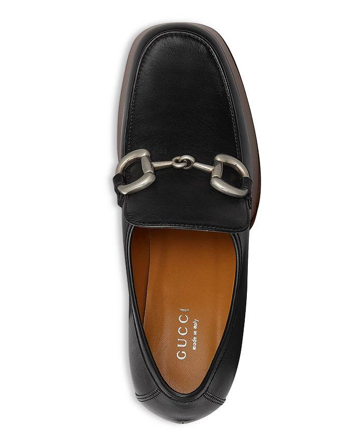 商品Gucci|Women's Horsebit Platform Loafers,价格¥8879,第3张图片详细描述