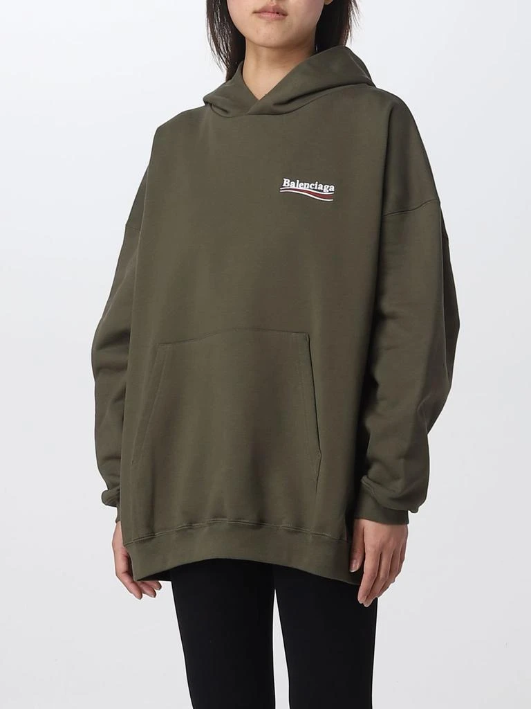 商品Balenciaga|Balenciaga sweatshirt in organic cotton with embroidered logo,价格¥3875,第4张图片详细描述