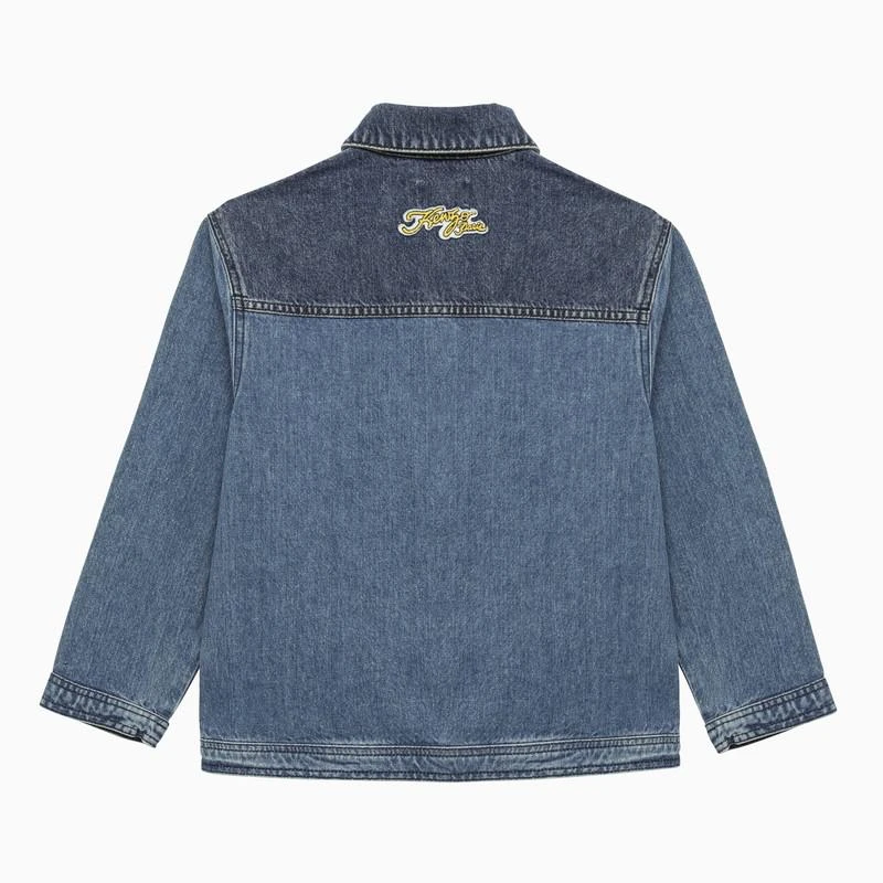 商品Kenzo|Blue denim jacket with logo patch,价格¥787,第2张图片详细描述