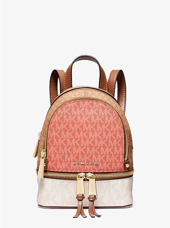 商品Michael Kors|Rhea Mini Color-Block Logo Backpack,价格¥1675,第1张图片