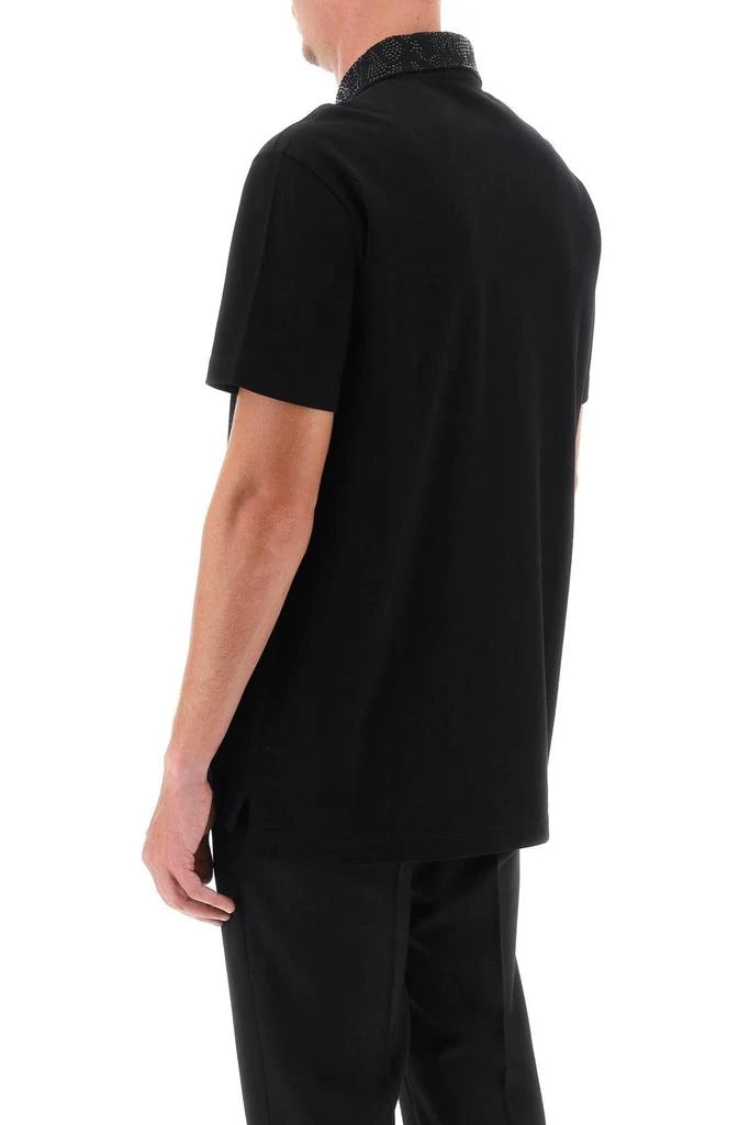 商品Versace|Barocco Silhouette polo shirt,价格¥2421,第4张图片详细描述