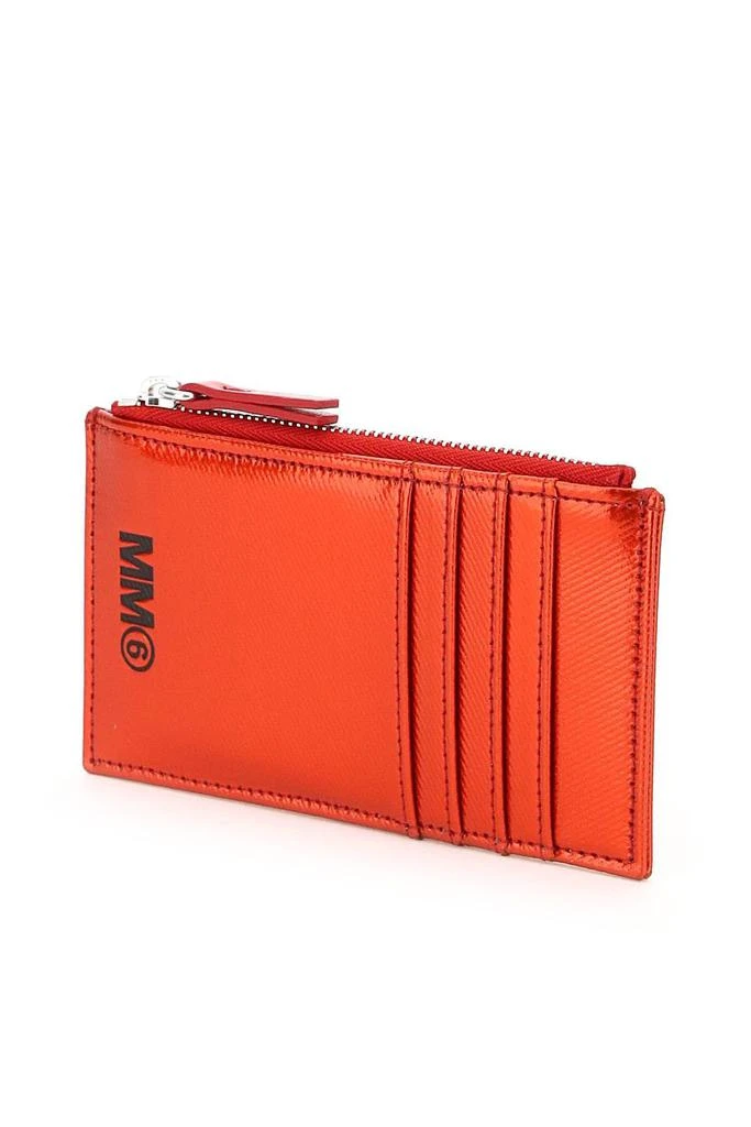 商品MM6|COATED CANVAS ZIPPED CARDHOLDER,价格¥797,第4张图片详细描述